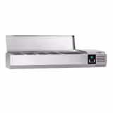 Vetrina Refrigerata Porta Ingredienti / Vetrina Gastronorm PREMIUM - 1400x395mm - 6x GN 1/3