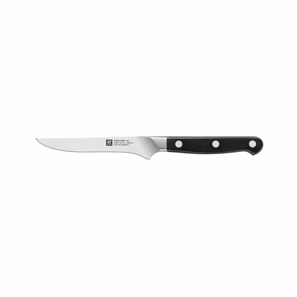 ZWILLING | Steak Knife – FRIODUR® Ice‑Hardened, SIGMAFORGE, V‑Edge - Black Handle - Hanging Loop