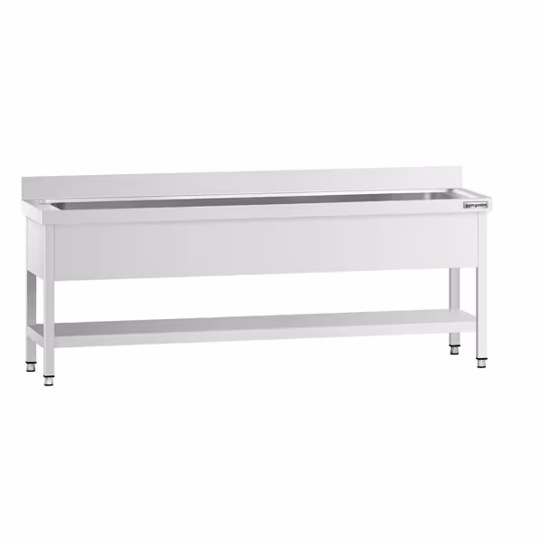 Topfspültisch - 2000x700mm - mit Grundboden & 1 Becken
