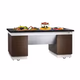 Neutral Element DUBLIN - 2000x800x900mm - Black Granite worktop - 4 doors - with wheels - Series DUBLIN