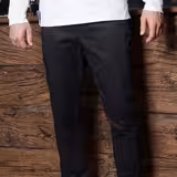 (6 pièces) KARLOWSKY | Pantalon chino homme stretch moderne - Noir - Taille : 62