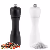 (6 pieces) PEUGEOT | TAHITI - Salt & Pepper Mill - Matte Black & White - Height: 200mm