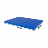 Antislip snijplank - 300x500mm - Dikte: 20mm - HACCP-conform - HDPE - Blauw - Antislipvoetjes - Vaatwasmachinebestendig