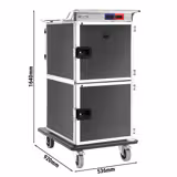 Meal Delivery Trolley - Hot & Cold - 12x GN 2/1 or 24x GN 1/1 - Digital Control