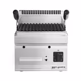 Gas lavasteengrill - 5,5kW - Tafelmodel - RVS - Kantelbaar grillrooster