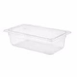 (6 pcs) Polycarbonate Container GN 1/3 - Clear - 5.3L - Depth: 150mm