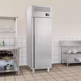 Vrieskast RVS PREMIUM PLUS - GN 1/1 - GN 2/1 - 687mm - 560liter - tot -18°C tot -1°C - met 1 deur - geforceerde koeling, automatische ontdooiing, LED‑verlichting & legroosters
