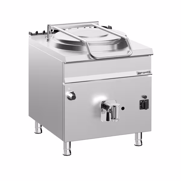 Gas Kochkessel - 150 Liter - 20 kW - Direkte Beheizung - mit Wasserzulauf & Ablasshahn