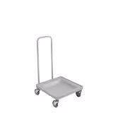 CAMBRO | CAMDOLLY® – wózek transportowy – pasujący do CAMBRO | CAMRACK® 1/1 – z uchwytem – szary
