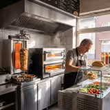 Elektrická pizza pec - 990x920 mm - 4+4× Ø 35 cm - až 450 °C - Manuální