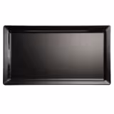 (6 pcs) GN 1/1 Gastronorm Tray - PURE - Melamine - 530x325mm - Height: 30mm - Black