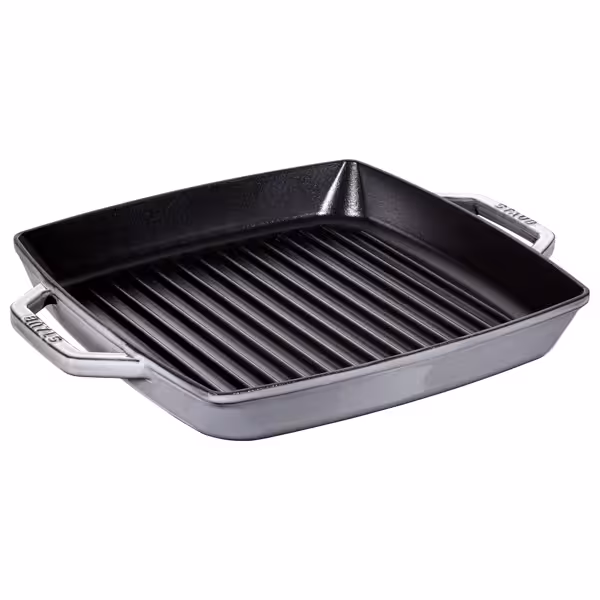 STAUB | GRILL PANS - Grillpan - 280x280mm - Gietijzer - Grafietgrijs