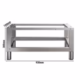Postolje za konvektomat - 930x740x300 mm - nehrđajući čelik | velika nosivost | jednostavna montaža - kompatibilno s HV1200-1TL#HENV10N i HV1200-1TL#HGNV12N - bez držača plehova