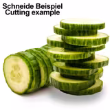 Slicing Disc - 6mm - with 2 blades - compatible with Vegetable Slicer GSA5