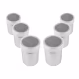 (6 uds) Espolvoreador - orificios finos - Ø 60mm - aluminio - Altura: 80mm