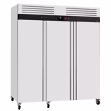 Commercial Upright Freezer ECO – Stainless Steel – 1800 L – 3 Stainless Steel Doors – Plastic Interior Door Lining
