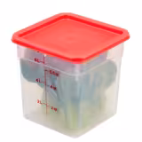(6 pièces) CAMBRO | CAMSQUARES® – Récipient – 7,6 litres – transparent