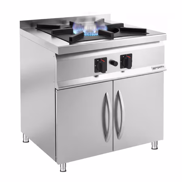 Gas Hob - 24kW - 1 burner - with base cabinet - 2 doors