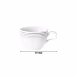SELTMANN WEIDEN | Espresso/Mocca Cup BLUES – 90 ml - Pearl Grey - Porcelain - Tulip Shape