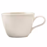 (6 pcs) SELTMANN WEIDEN | Coffee Cups Maxim Coupe Fine Dining – Cream Porcelain – 190 ml – Dishwasher-safe – 