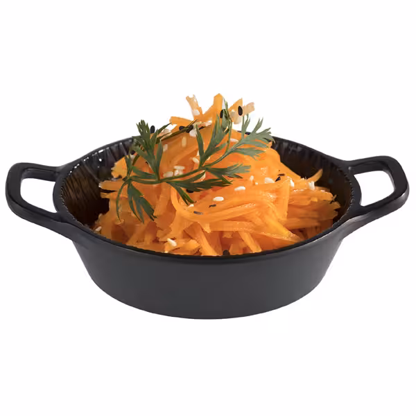 (60 τεμ.) Μπολ μελαμίνης - MINI - 70 ml - 115x85x25 mm - με χερούλια μεταφοράς - μαύρο