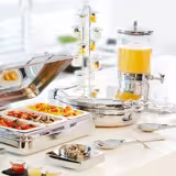 (6 pcs) Melamine Gastronorm Tray GN 1/3 - ECO - White - 2.7L - Depth: 100mm