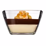(24 pieces) Square Glass Buffet Bowl – 125 × 125 mm - Height 70 mm - Clear