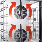 Cuptor cu convectie panificație - Digital - 6x EN 600x400 - incl. sistem de spălare, hota, cuptor cu etaje și dulap de fermentare 12x EN 600x400