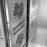 Elektryczny-Piec konwekcyjno-parowy - dotykowy - 40x GN 1/1 - z systemem mycia - w zestawie: Sonda rdzeniowa, Kocioł parowy & Stojak wewnętrzny