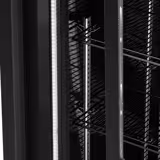 Commercial Beverage Display Fridge - 1295mm - 880 Litres - with 2 sliding glass doors - LED lighting - digital controller with temperature display - Black - UK Plug - Temperature range 2 to 8 °C