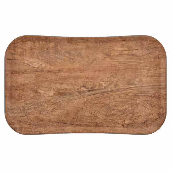(12 Stück) CAMBRO | CENTURY™ - Fiberglas Tablett - GN 1/1 - Holzoptik Olive braun - glatt