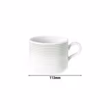 (6 stuks) SELTMANN WEIDEN | Latte kop - 0,25 liter - Saliegroen