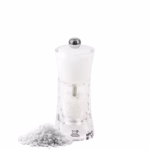 (6 kusů) PEUGEOT | MOLÈNE - Mlýnek na sůl - Akryl - Bílý - Výška: 140 mm