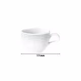 (6 pezzi) SELTMANN WEIDEN | Tazza Moka Tulipano - 0,09 Litri - Blu Artico