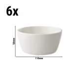 (6 pcs) Dessert Bowl - Lux - Porcelain - 250ml - round - Ø 110mm - Ivory