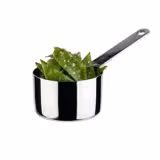 (36 pieces) Mini Saucepan / Serving Pot – Stainless Steel - 0.12 L - Ø70 mm - H45 mm - POLARIS