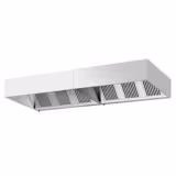 Fali elszívóernyő - 3800 mm - 1400 mm mélység - szűrővel és lámpával