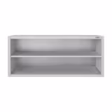 Pensile a giorno in acciaio inox ECO - 1600x400mm - a giorno (senza ante) - 650mm di altezza