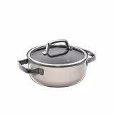 WMF | Fusiontec Mineral - Pentola per friggere - Ø 200 mm - 2,4 litri - coperchio in vetro incluso - Macadamia