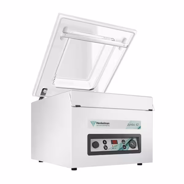 HENKELMAN | Jumbo 42 – Machine sous vide à cloche – 16 m³/h – 600 watts – numérique