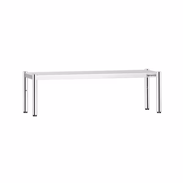 Stainless Steel Overshelf - 1600x370mm - height-adjustable