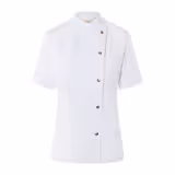KARLOWSKY | Ladies Chef Jacket Greta – White - Size 48 - Short Sleeve - Press-Stud Fastening