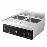 Cuocipasta professionale elettrico da banco - 2x 26 litri - 12,0kW - con rubinetto di carico - Linea 700