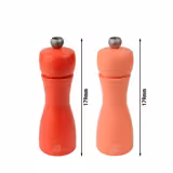 (6 pezzi) PEUGEOT | TAHITI FIRE - Macina sale e pepe - Legno - Rosso - Altezza: 150mm