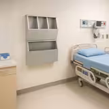 Legplank voor hygiëneartikelen - met 4 compartimenten - Roestvrij staal