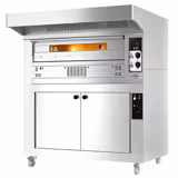 Gas Pizzaugn - 9x 33cm - Manuell - inkl. kåpa och jässkåp