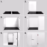 Commercial Walk-In Freezer Room - 2650x2825mm - 12,54m³ (12540L)