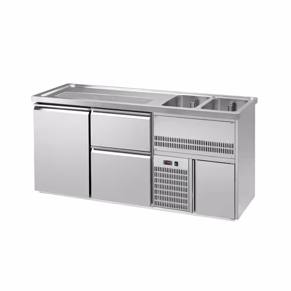 Bierkoeling Premium PLUS - 1950x700mm - 1 deur & 2 laden