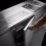 Banco spillatura birra Premium PLUS - 2500x700mm - 3 porte