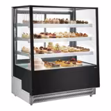 Kühl- & Kuchenvitrine - 1200mm - Doppelverglasung - mit 3 Ablagen